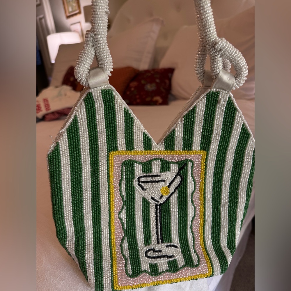 Viral beaded martini bag